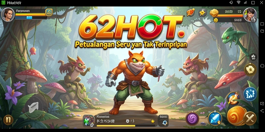 Tampilan gameplay menarik dari 62HOT, penuh tantangan dan petualangan.