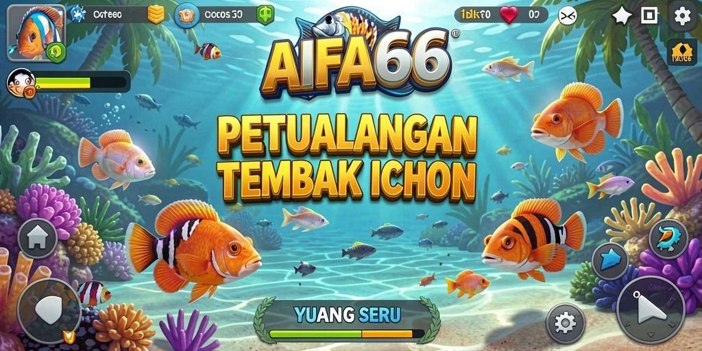 Tampilan menarik dari gameplay Tembak Ikan AIFA66.