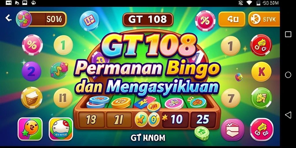 Tangkapan layar permainan GT108 menampilkan keseruan bermain Bingo.