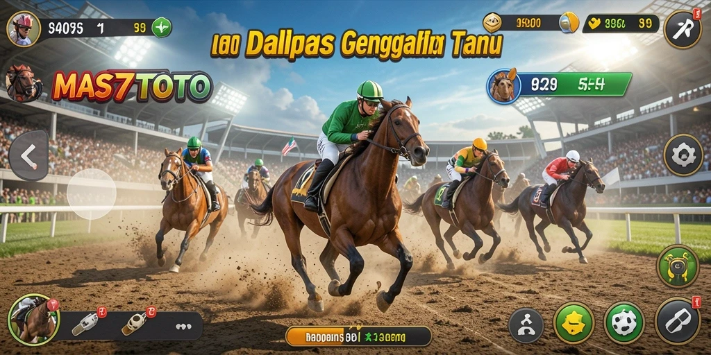 Tampilan gameplay balapan yang mendebarkan di MAS77TOTO.