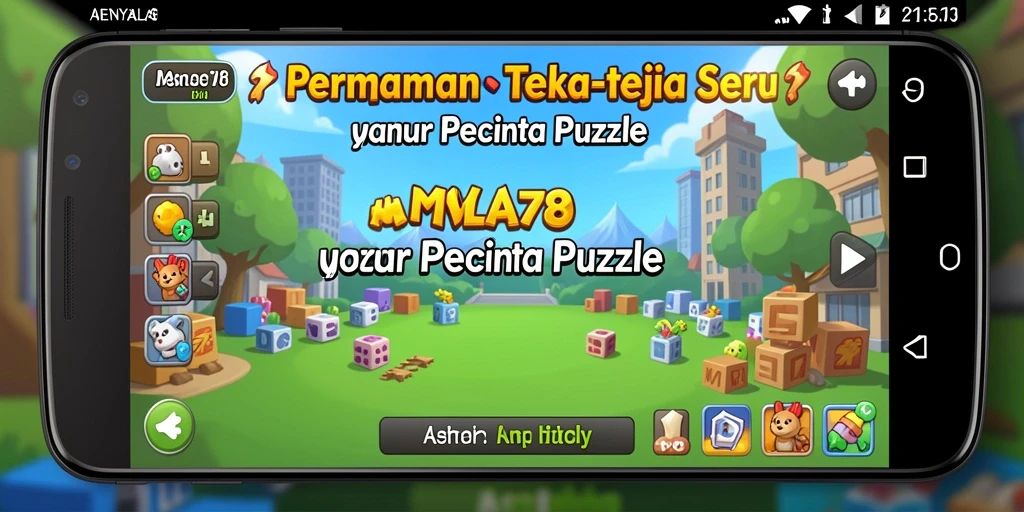 Screenshot MENYALA78 menampilkan gameplay Puzzle yang menantang dan seru.