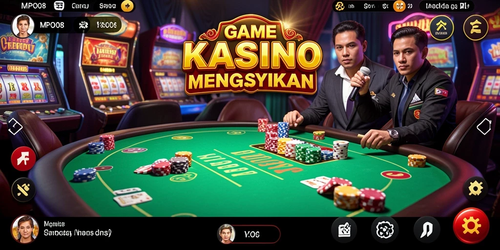 Tampilan gameplay MPO08 yang menarik dengan desain grafik modern.