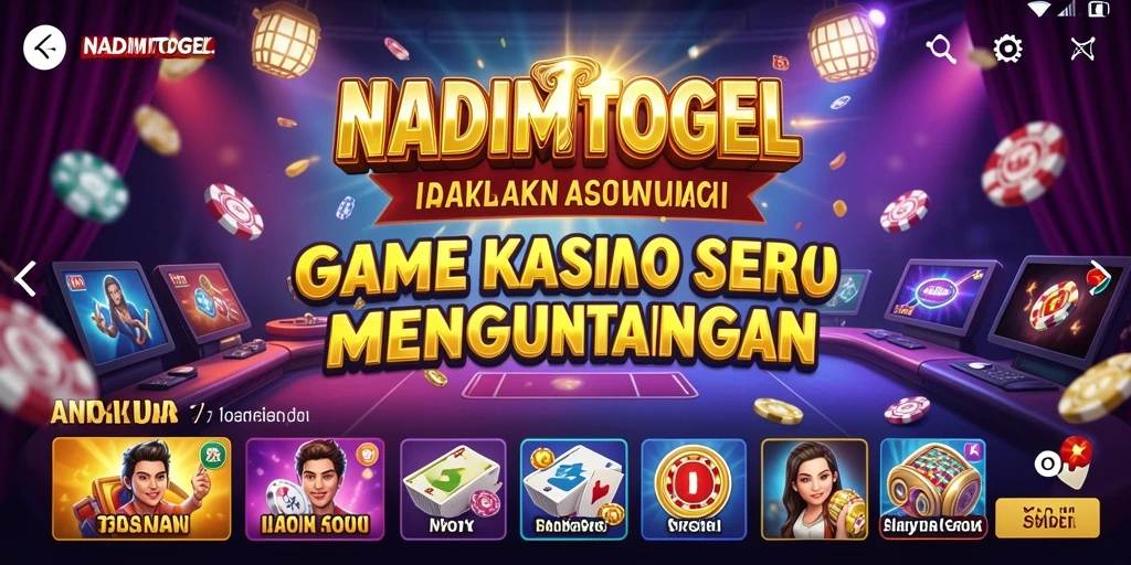 Tampilan seru gameplay dalam NADIMTOGEL yang memukau.