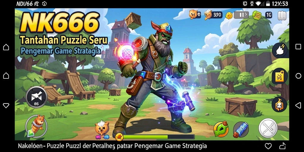 Tampilan gameplay NK666 yang menantang dan seru.