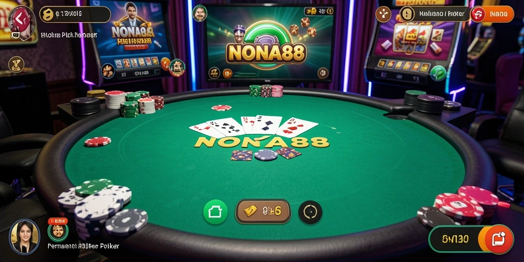 Gameplay poker NONA88 yang mendebarkan dan penuh strategi.