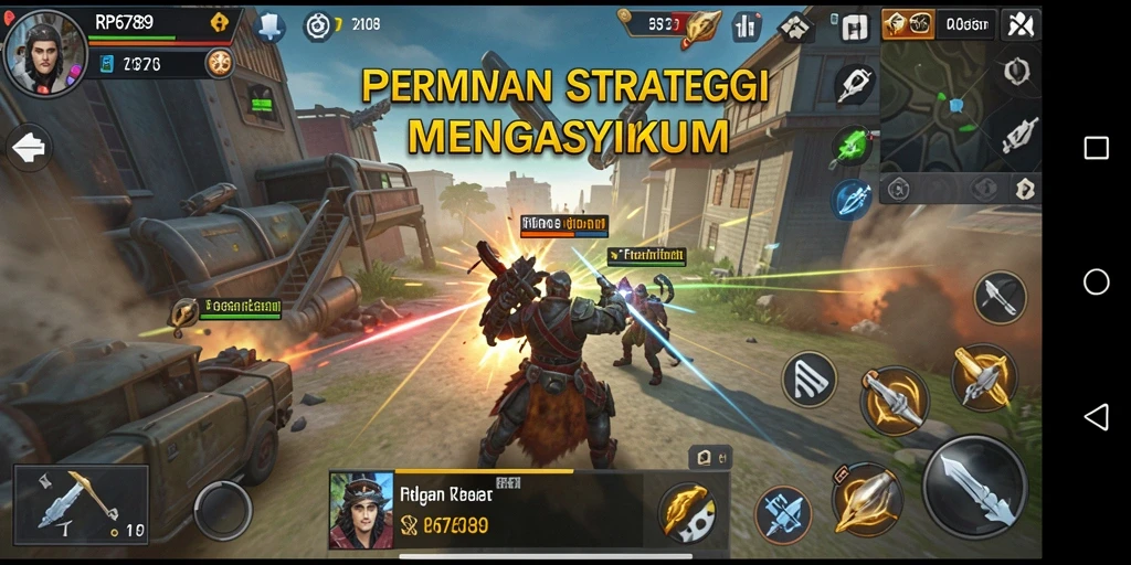 Screenshot utama RP6789 yang menunjukkan momen mendebarkan dalam gameplay strategi.