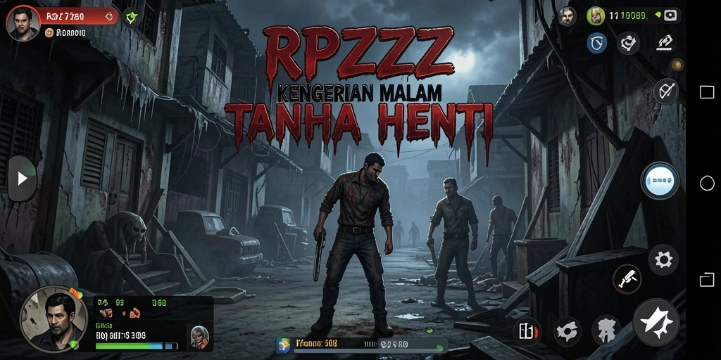Tampilan gameplay dari RPZZZ yang mencekam dan nyata.