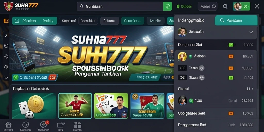 Tampilan menarik dari gameplay Sportsbook di SUHU777.
