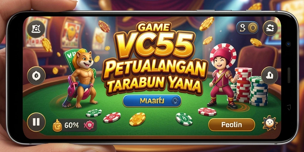 Tampilan gameplay menarik dengan suasana Kasino yang nyata.