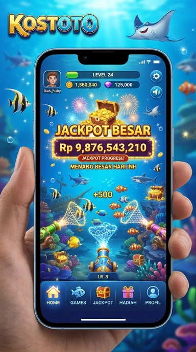 Tampilan aplikasi kostoto di layar utama perangkat.